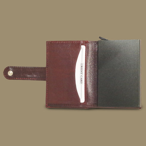 Zeyom Genuine Leather Card Wallet For Men